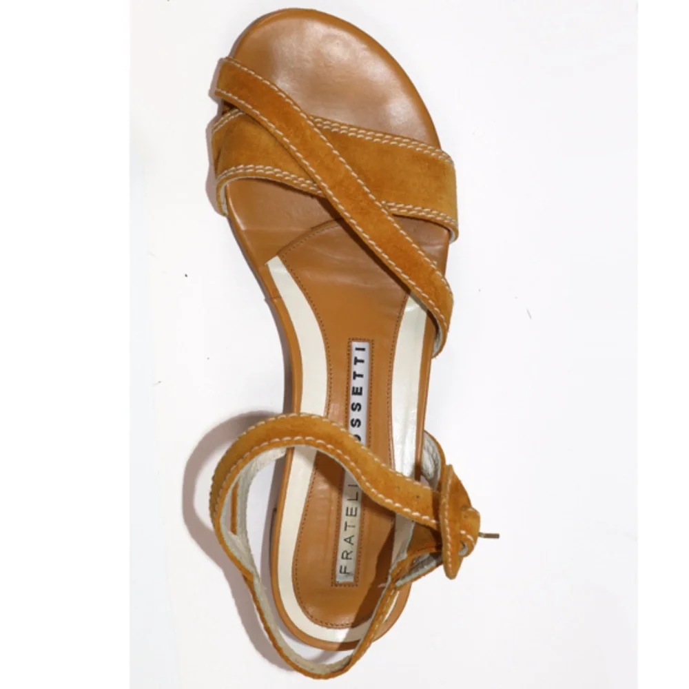 fratelli rossetti   sandals flats  lovingly worn - Picture 4 of 6